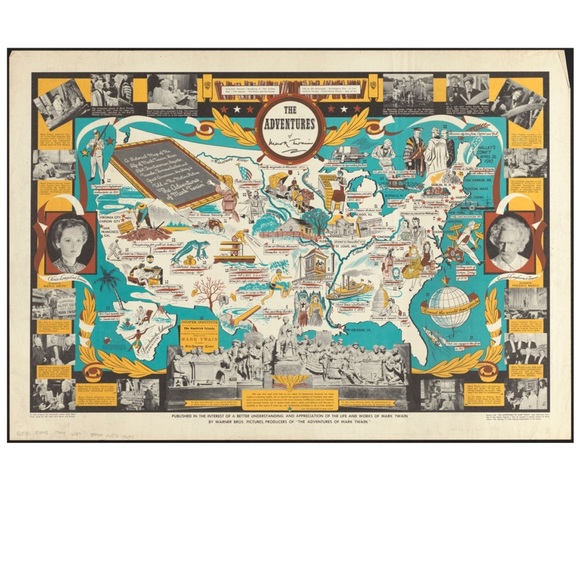 Wooden Puzzles | The Adventures of mark Twain Wooden Puzzle 300 cs. 15.7x23.6 in - Picture 3 of 8